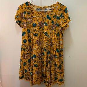 Urban Outfitters flowy floral tunic